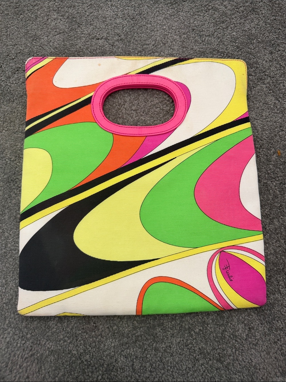 Emilio Pucci vintage foldable bag
